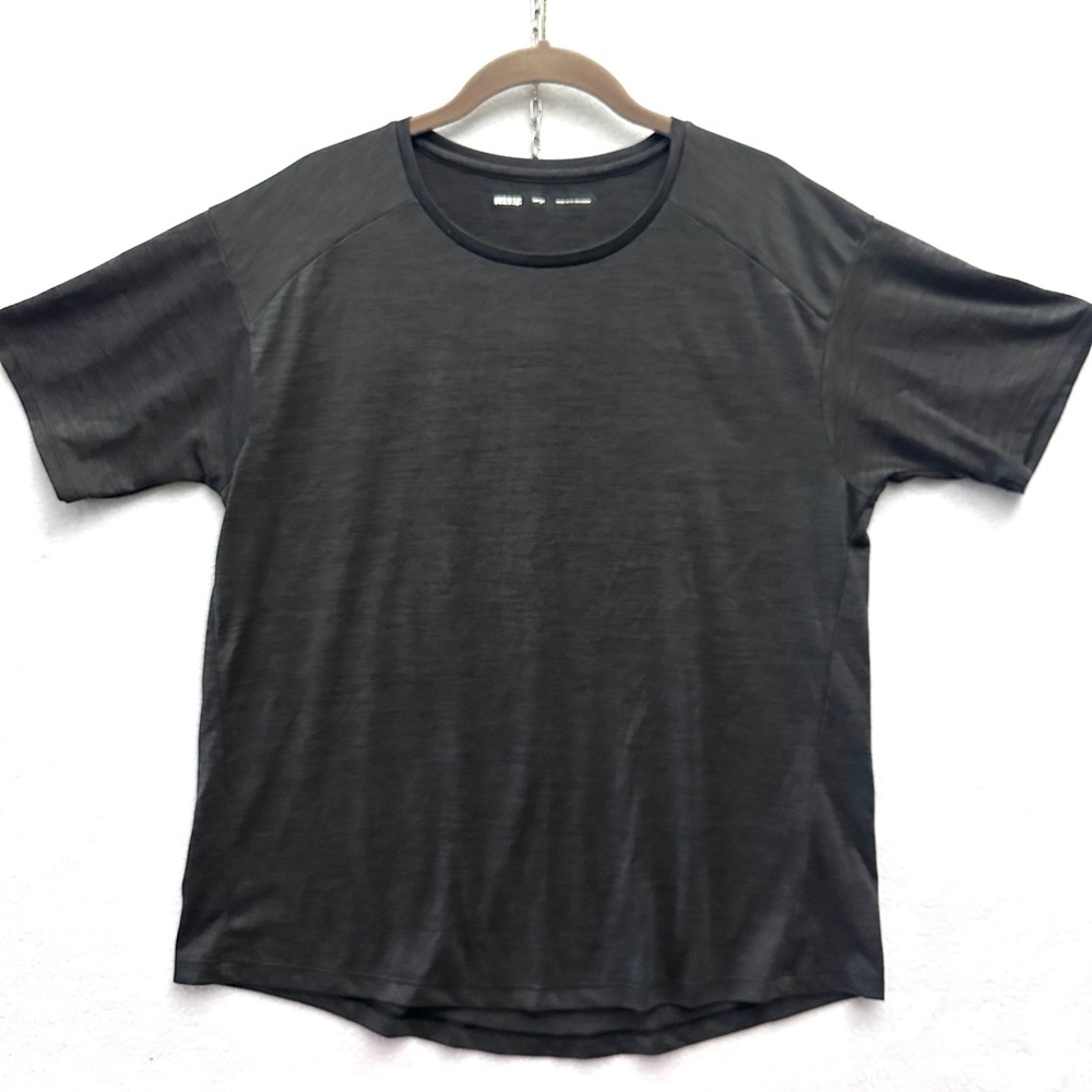 REI Co-op Womens Large Active T-Shirt Short Sleeve Hiking Running Tee Black